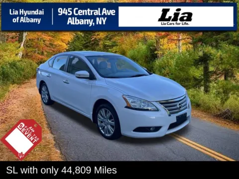 White 2015 Nissan Sentra SL for sale in Albany, NY