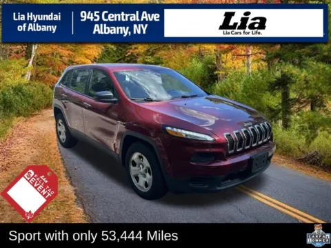 Red 2016 Jeep Cherokee Sport for sale in Albany, NY
