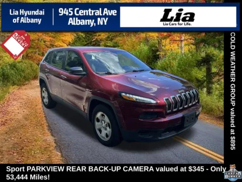 Red 2016 Jeep Cherokee Sport for sale in Albany, NY