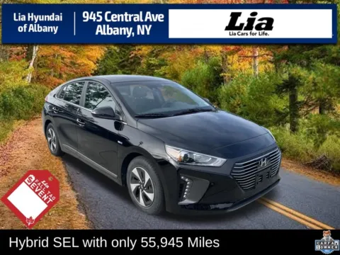 Black 2017 Hyundai Ioniq Hybrid SEL for sale in Albany, NY