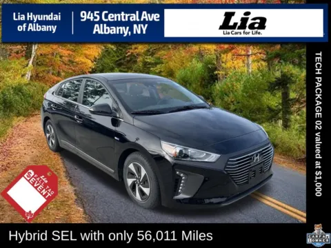 Black 2017 Hyundai Ioniq Hybrid SEL for sale in Albany, NY