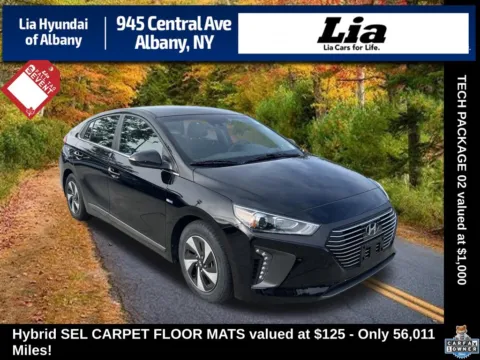 Black 2017 Hyundai Ioniq Hybrid SEL for sale in Albany, NY