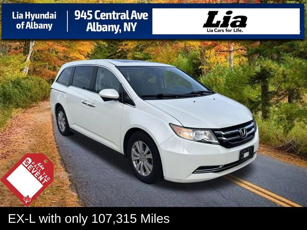 White 2016 Honda Odyssey EX-L for sale in Albany, NY