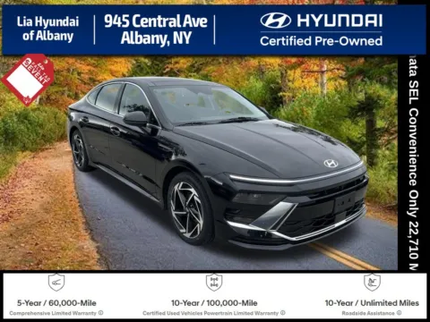 Black 2025 Hyundai Sonata SEL Convenience for sale in Albany, NY