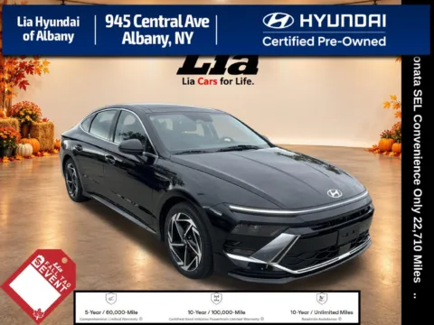 Black 2025 Hyundai Sonata SEL Convenience for sale in Albany, NY