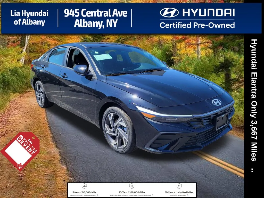 Black 2026 Hyundai Elantra Hybrid SEL Sport for sale in Albany, NY