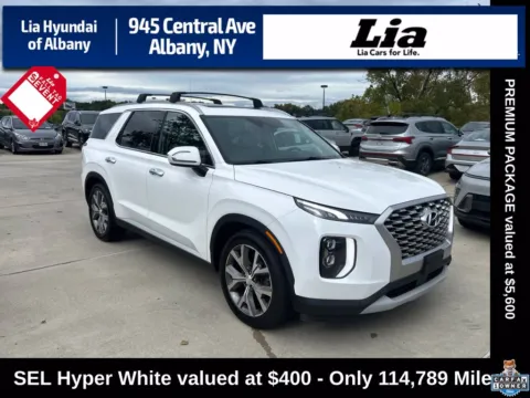 White 2022 Hyundai Palisade SEL for sale in Albany, NY