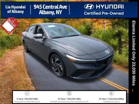 Gray 2025 Hyundai Elantra Limited for sale in Albany, NY