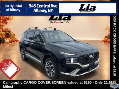 Black 2021 Hyundai Santa Fe Calligraphy for sale in Albany, NY