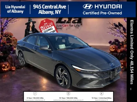 Gray 2025 Hyundai Elantra Limited for sale in Albany, NY
