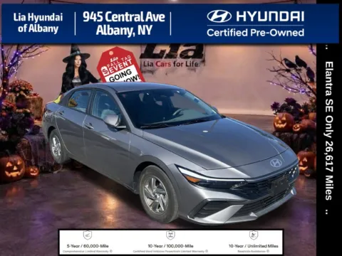 Gray 2024 Hyundai Elantra SE for sale in Albany, NY
