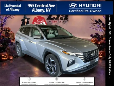 Silver 2024 Hyundai Tucson Hybrid SEL Convenience for sale in Albany, NY