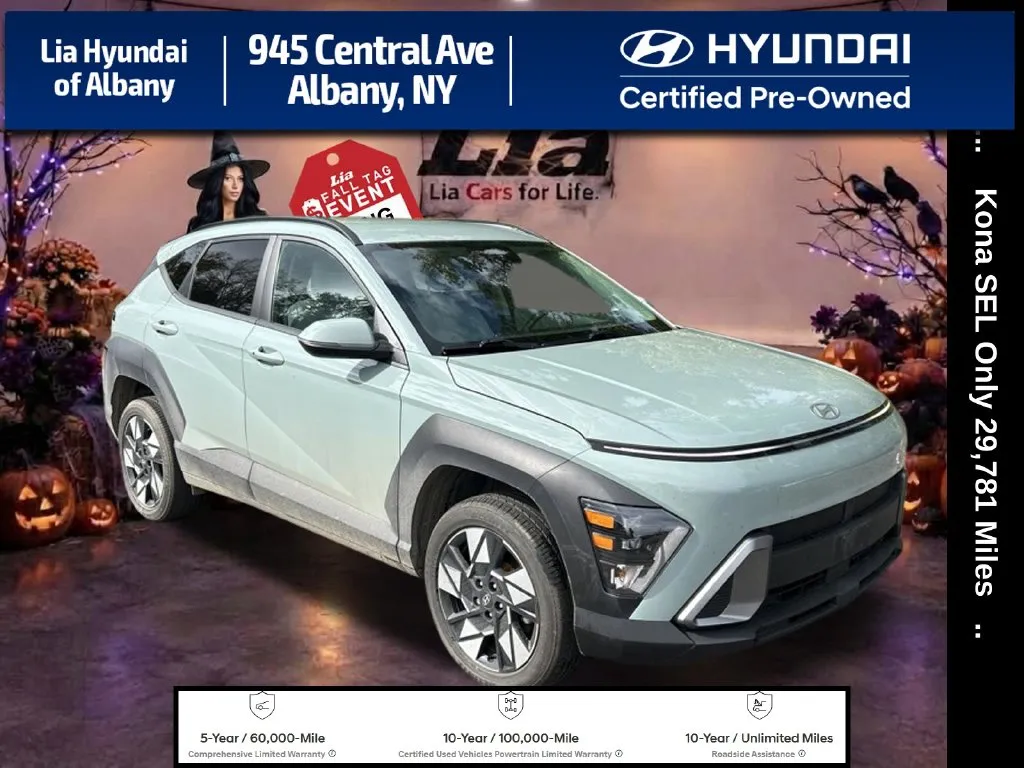 Green 2024 Hyundai Kona SEL for sale in Albany, NY
