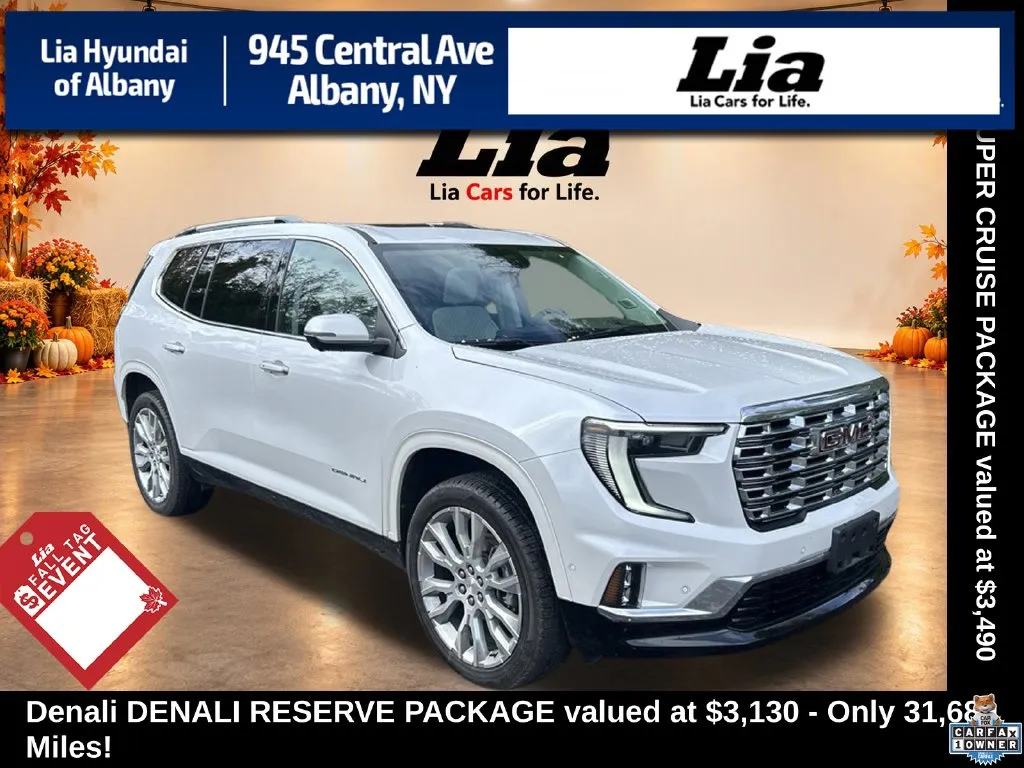 White 2024 GMC Acadia Denali for sale in Albany, NY
