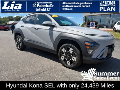 Gray 2025 Hyundai Kona SEL for sale in Enfield, CT
