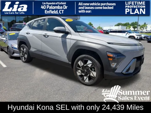 Gray 2025 Hyundai Kona SEL for sale in Enfield, CT