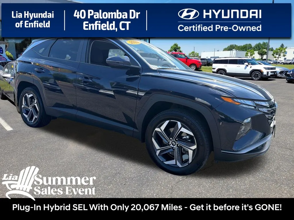 Blue 2023 Hyundai Tucson Plug-In Hybrid SEL for sale in Enfield, CT