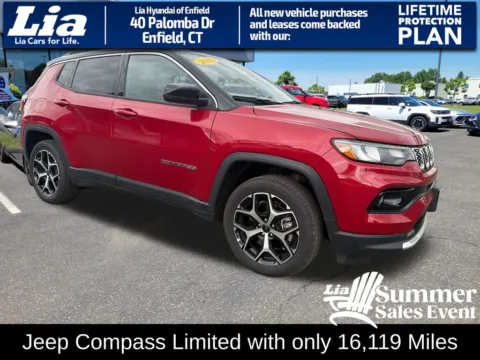 Red 2025 Jeep Compass Limited for sale in Enfield, CT