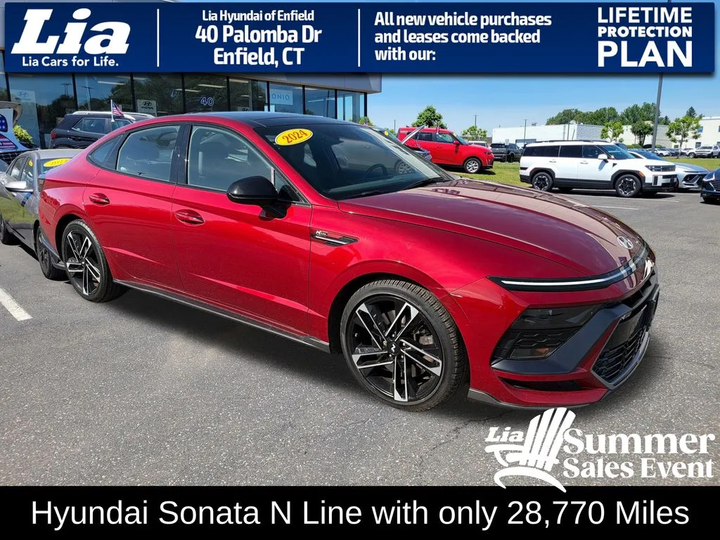 Red 2024 Hyundai Sonata N Line for sale in Enfield, CT