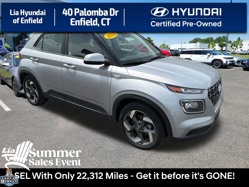 Silver 2025 Hyundai Venue SEL for sale in Enfield, CT