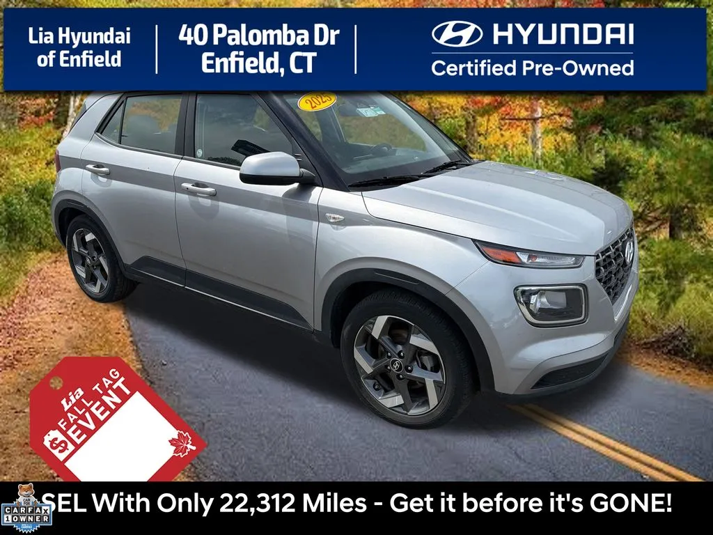 Silver 2025 Hyundai Venue SEL for sale in Enfield, CT