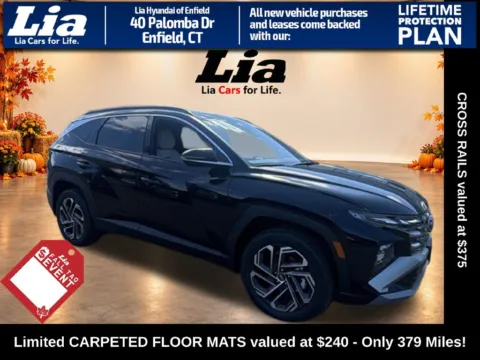 Black 2026 Hyundai Tucson Limited for sale in Enfield, CT