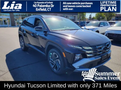 Black 2026 Hyundai Tucson Limited for sale in Enfield, CT