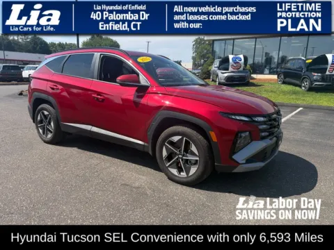 Red 2025 Hyundai Tucson SEL Convenience for sale in Enfield, CT