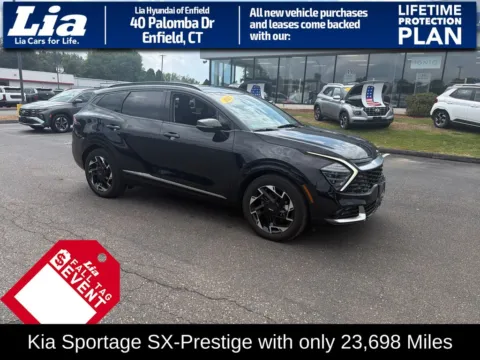 Black 2024 Kia Sportage SX-Prestige for sale in Enfield, CT