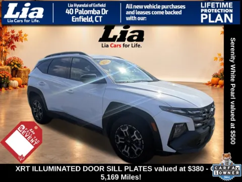 White 2025 Hyundai Tucson XRT for sale in Enfield, CT