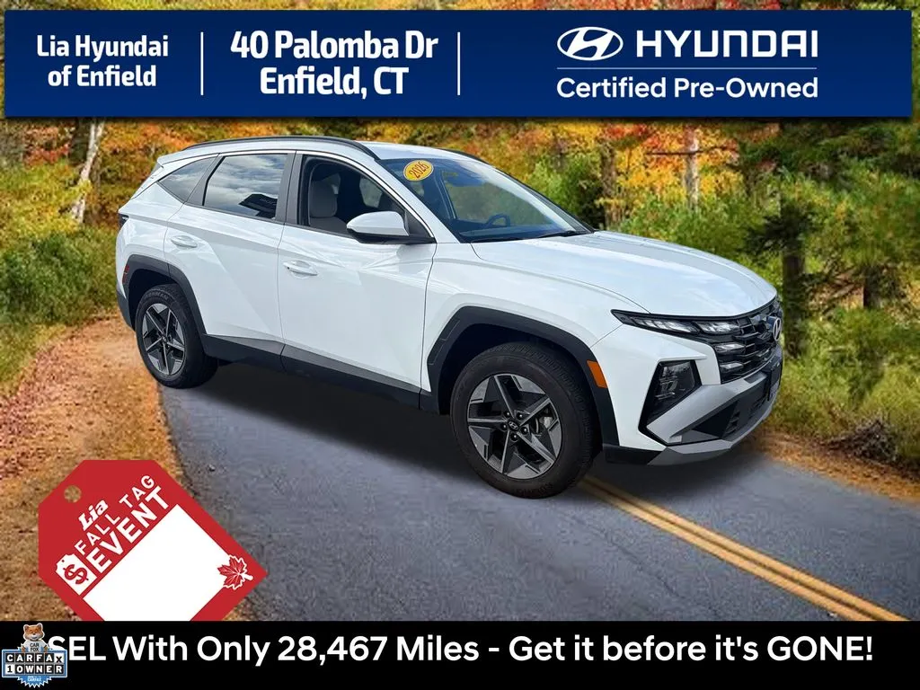 White 2026 Hyundai Tucson SEL for sale in Enfield, CT