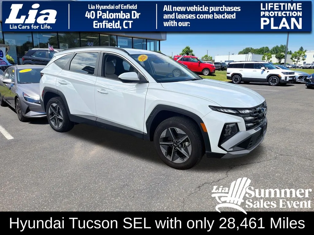 White 2026 Hyundai Tucson SEL for sale in Enfield, CT