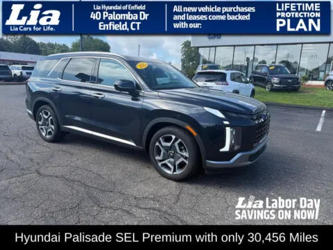 Blue 2025 Hyundai Palisade SEL Premium for sale in Enfield, CT