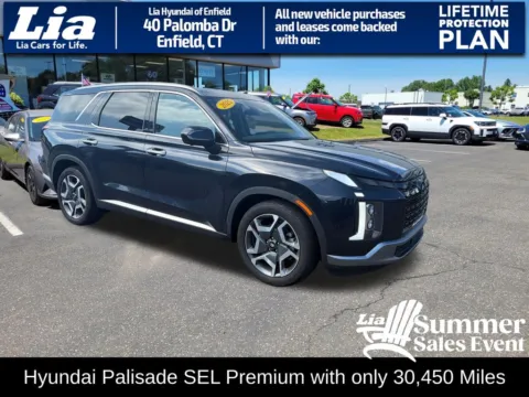 Blue 2025 Hyundai Palisade SEL Premium for sale in Enfield, CT