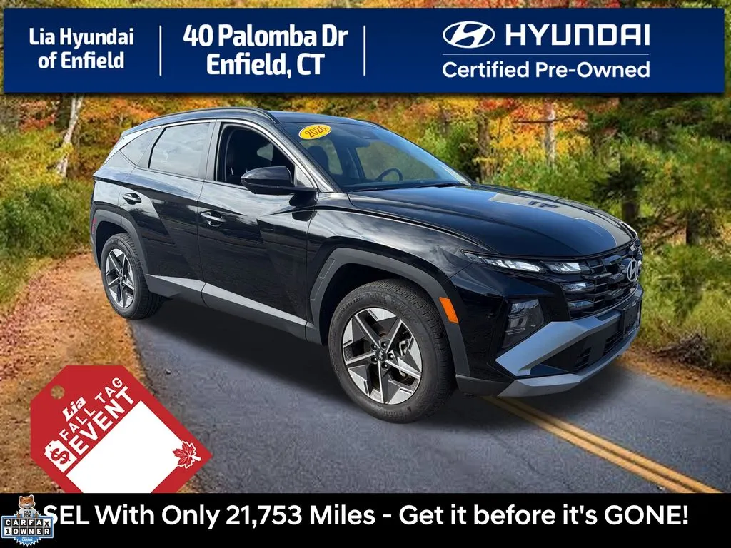 Black 2026 Hyundai Tucson SEL for sale in Enfield, CT