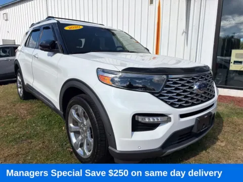Another view of 2020 Ford Explorer Platinum for sale in Enfield, CT at Lia Hyundai of Enfield