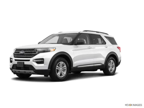 White 2020 Ford Explorer Platinum for sale in Enfield, CT