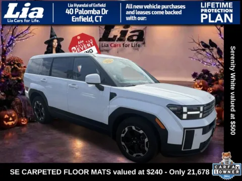 White 2025 Hyundai Santa Fe SE for sale in Enfield, CT