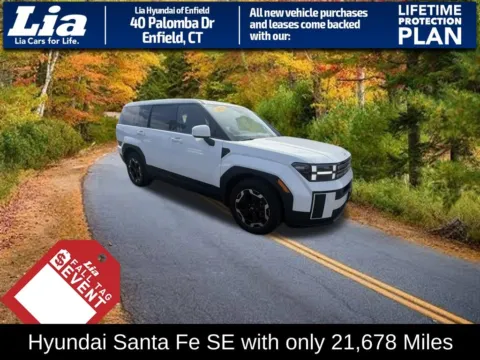 White 2025 Hyundai Santa Fe SE for sale in Enfield, CT