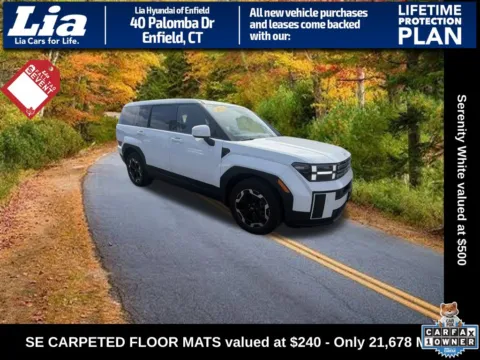 White 2025 Hyundai Santa Fe SE for sale in Enfield, CT