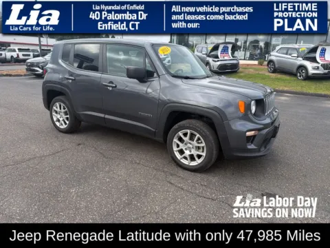 Gray 2023 Jeep Renegade Latitude for sale in Enfield, CT