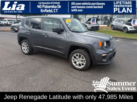 Gray 2023 Jeep Renegade Latitude for sale in Enfield, CT