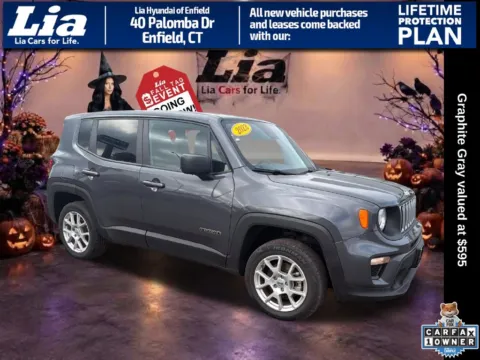 Gray 2023 Jeep Renegade Latitude for sale in Enfield, CT