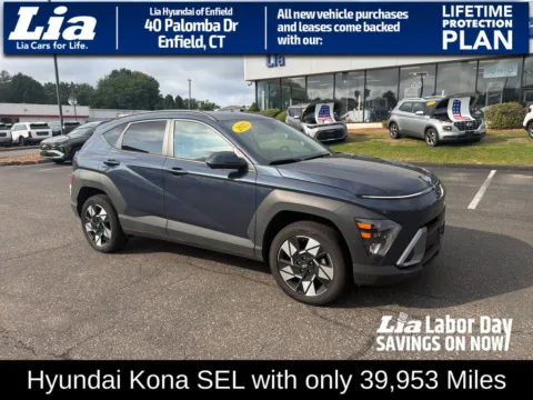 Blue 2025 Hyundai Kona SEL for sale in Enfield, CT