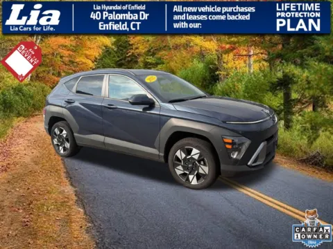 Blue 2025 Hyundai Kona SEL for sale in Enfield, CT