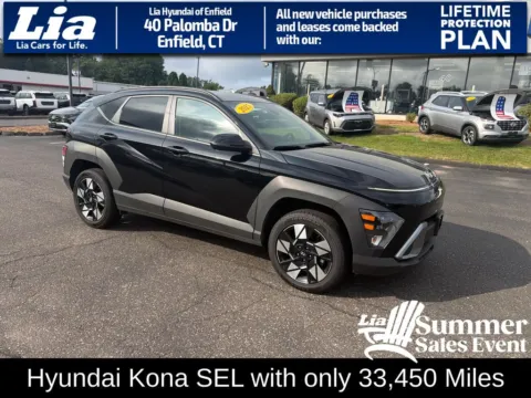Black 2025 Hyundai Kona SEL for sale in Enfield, CT