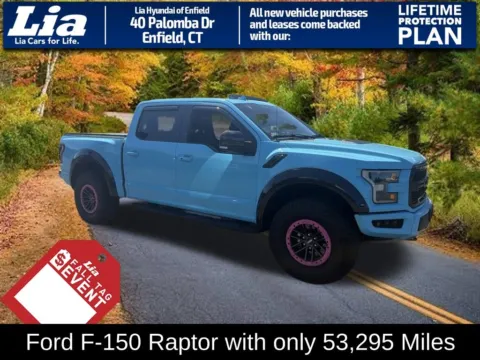 White 2019 Ford F-150 Raptor for sale in Enfield, CT