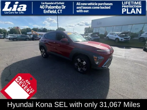Red 2025 Hyundai Kona SEL for sale in Enfield, CT