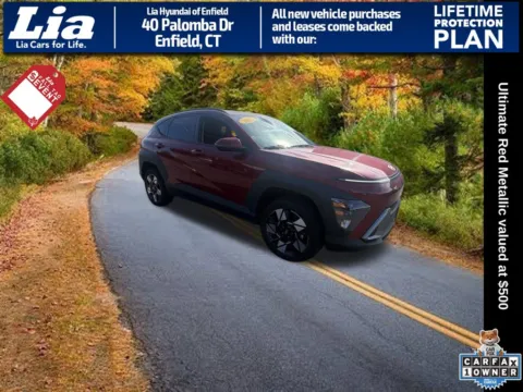 Red 2025 Hyundai Kona SEL for sale in Enfield, CT