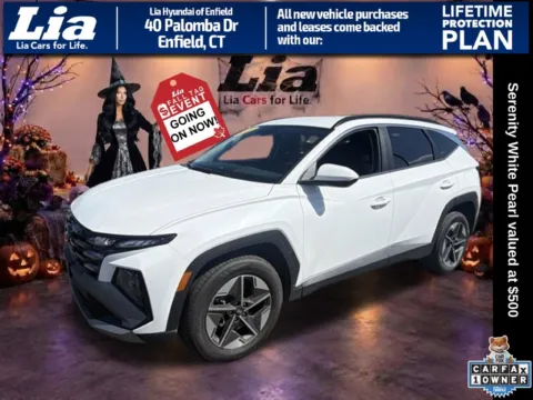 White 2026 Hyundai Tucson SEL Plus for sale in Enfield, CT